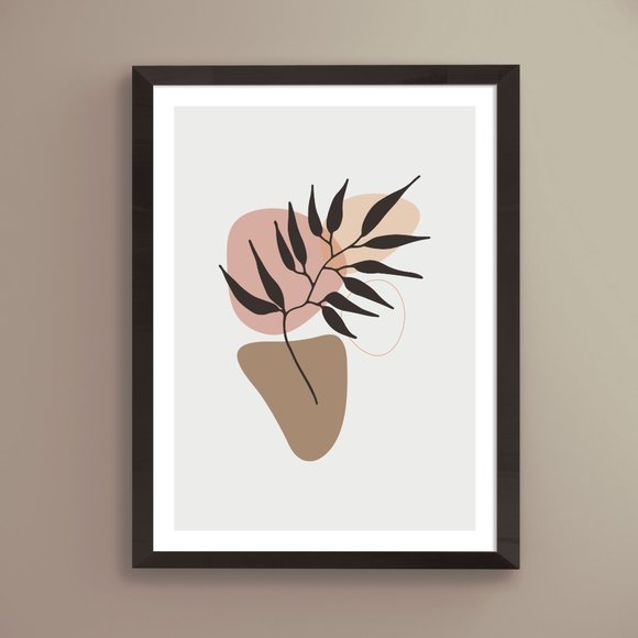 Modern Minimalist Abstract Nature Boho Wall Art Print Home Decor [No Frame] - Picture 1 of 6